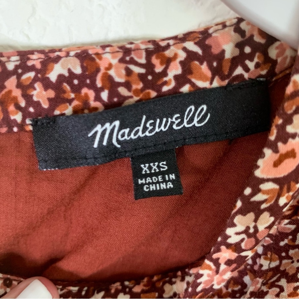 Madewell Madewell Flutter-Sleeve Mini Dress in Cottage Garden XXS - Picture 7 of 10